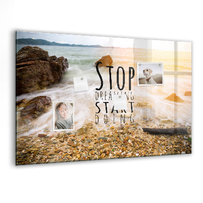 Memobord keuken Motiverende tekst