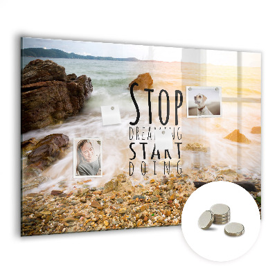 Memobord keuken Motiverende tekst