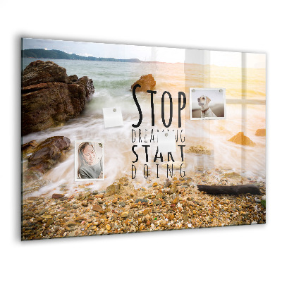 Memobord keuken Motiverende tekst