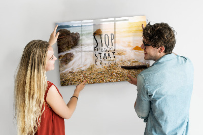 Memobord keuken Motiverende tekst