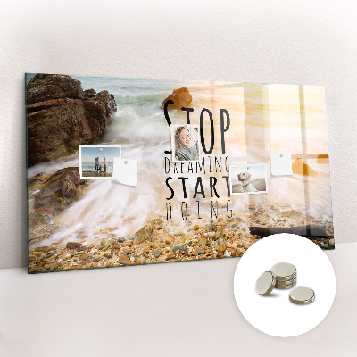 Memobord keuken Motiverende tekst