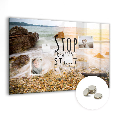 Memobord keuken Motiverende tekst