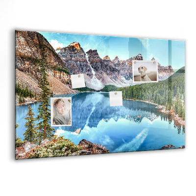 Magnetisch wandbord Berglandschap