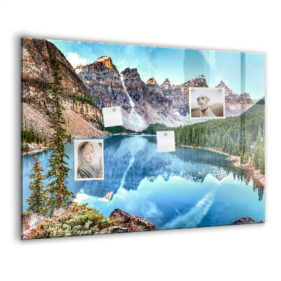 Magnetisch wandbord Berglandschap