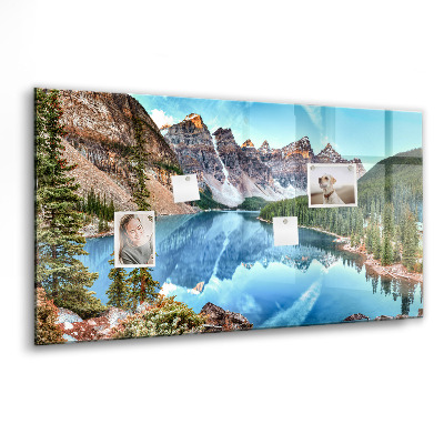 Magnetisch wandbord Berglandschap