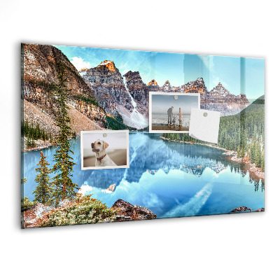 Magnetisch wandbord Berglandschap