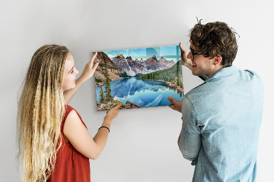 Magnetisch wandbord Berglandschap