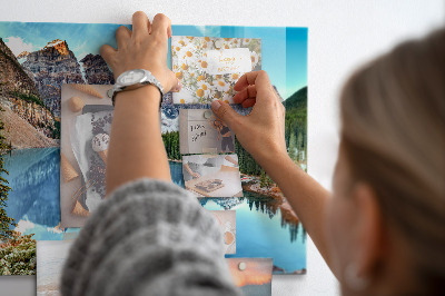 Magnetisch wandbord Berglandschap