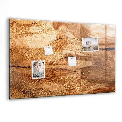 Magnetisch wandbord Houtstructuur