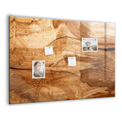 Magnetisch wandbord Houtstructuur