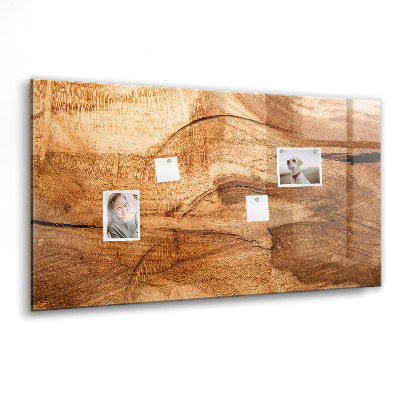Magnetisch wandbord Houtstructuur