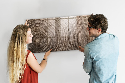 Beschrijfbaar magneetbord van glas met design Kofferbak