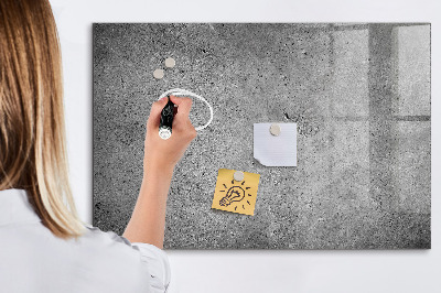 Beschrijfbaar magneetbord van glas met design Industriële muur