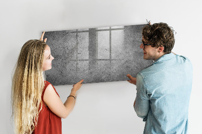 Beschrijfbaar magneetbord van glas met design Industriële muur