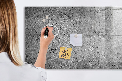 Beschrijfbaar magneetbord van glas met design Industriële muur