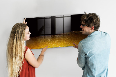 Glazen magneetbord met decoratieve print Sinaasappelsap