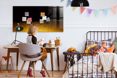 Glazen magneetbord met decoratieve print Sinaasappelsap