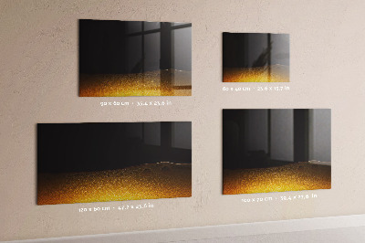 Glazen magneetbord met decoratieve print Sinaasappelsap