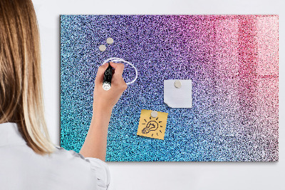 Beschrijfbaar magneetbord van glas met design Verlooppatroon