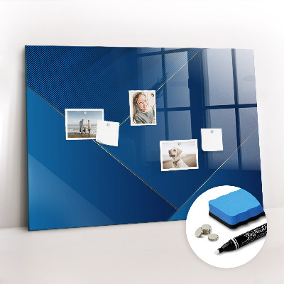 Glazen magneetbord met decoratieve print Decoratieve abstractie