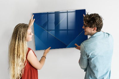 Glazen magneetbord met decoratieve print Decoratieve abstractie