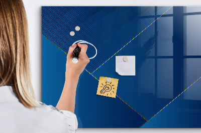 Glazen magneetbord met decoratieve print Decoratieve abstractie