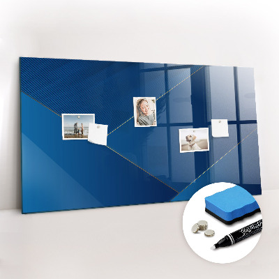 Glazen magneetbord met decoratieve print Decoratieve abstractie