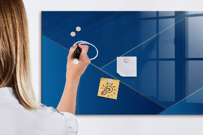 Glazen magneetbord met decoratieve print Decoratieve abstractie