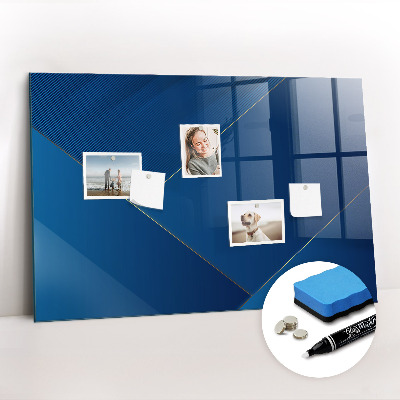 Glazen magneetbord met decoratieve print Decoratieve abstractie