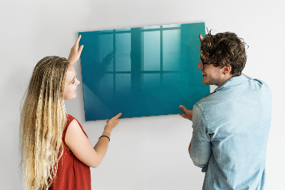 Glazen magneetbord met decoratieve print Mariene abstractie