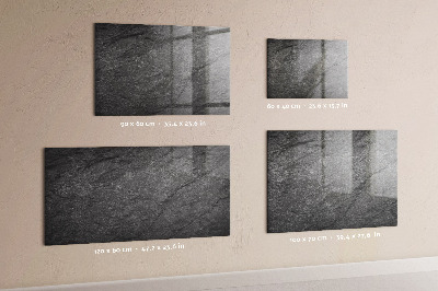 Beschrijfbaar magneetbord van glas met design Vulkanisch gesteente