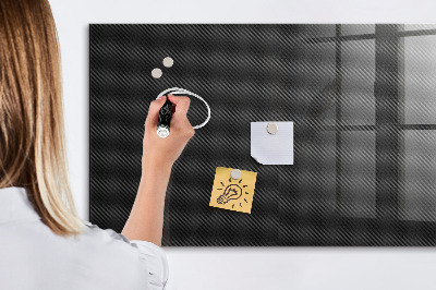 Beschrijfbaar magneetbord van glas met design Donkere abstractie