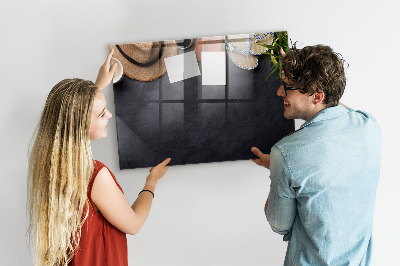 Glazen magneetbord met decoratieve print Vakantie