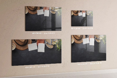 Glazen magneetbord met decoratieve print Vakantie