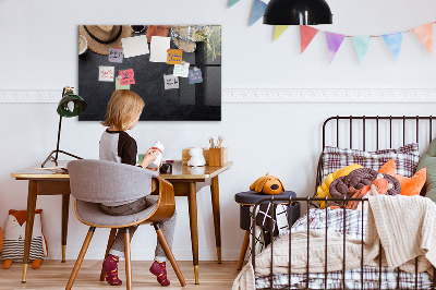 Glazen magneetbord met decoratieve print Vakantie