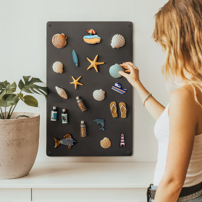Magnetisch bord voor reismagneten 50x80