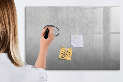 Uitwisbaar glazen planbord met magnetische functie Stenen muur