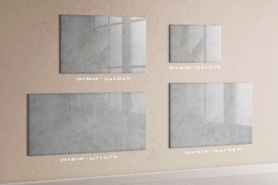 Uitwisbaar glazen planbord met magnetische functie Stenen muur