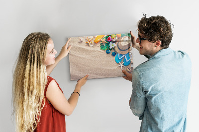 Uitwisbaar glazen planbord met magnetische functie Zomeraccessoires