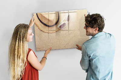 Uitwisbaar glazen planbord met magnetische functie Zomeraccessoires