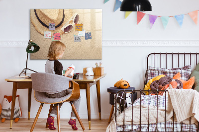 Uitwisbaar glazen planbord met magnetische functie Zomeraccessoires