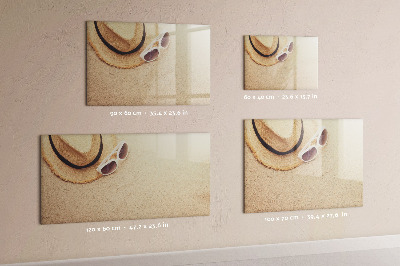 Uitwisbaar glazen planbord met magnetische functie Zomeraccessoires