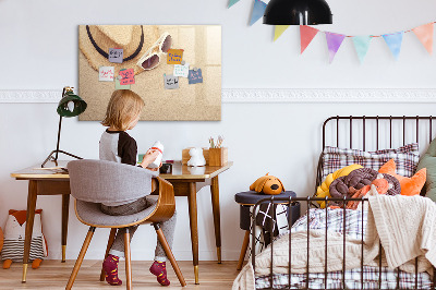 Uitwisbaar glazen planbord met magnetische functie Zomeraccessoires