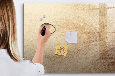 Magnetisch planbord voor de muur van bedrukt glas Abstracte bladeren