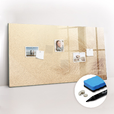 Magnetisch planbord voor de muur van bedrukt glas Abstracte bladeren