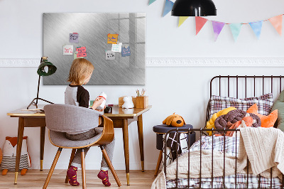 Uitwisbaar glazen planbord met magnetische functie Metalen wand