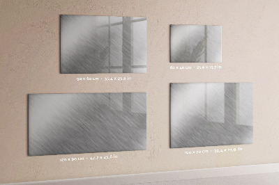 Uitwisbaar glazen planbord met magnetische functie Metalen wand