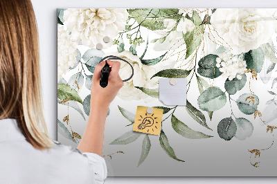 Uitwisbaar glazen planbord met magnetische functie Natuur