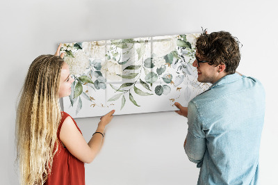 Uitwisbaar glazen planbord met magnetische functie Natuur