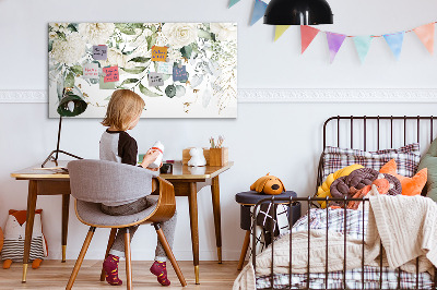 Uitwisbaar glazen planbord met magnetische functie Natuur